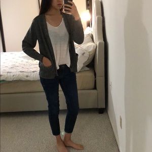 Grey cardigan
